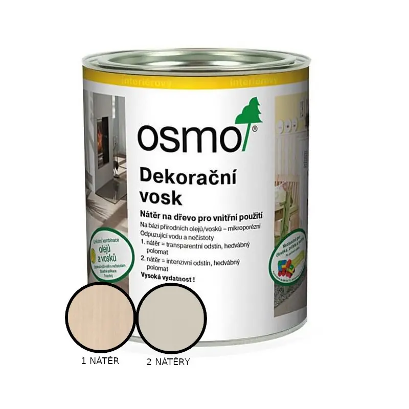 Vosk dekorační Osmo 3181 intenzivní křemen 0,75 l