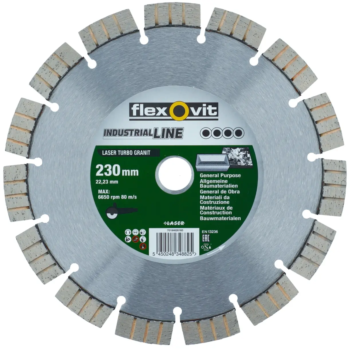 Kotouč řezný DIA Flexovit IL Turbo Granit 230×22,23 mm