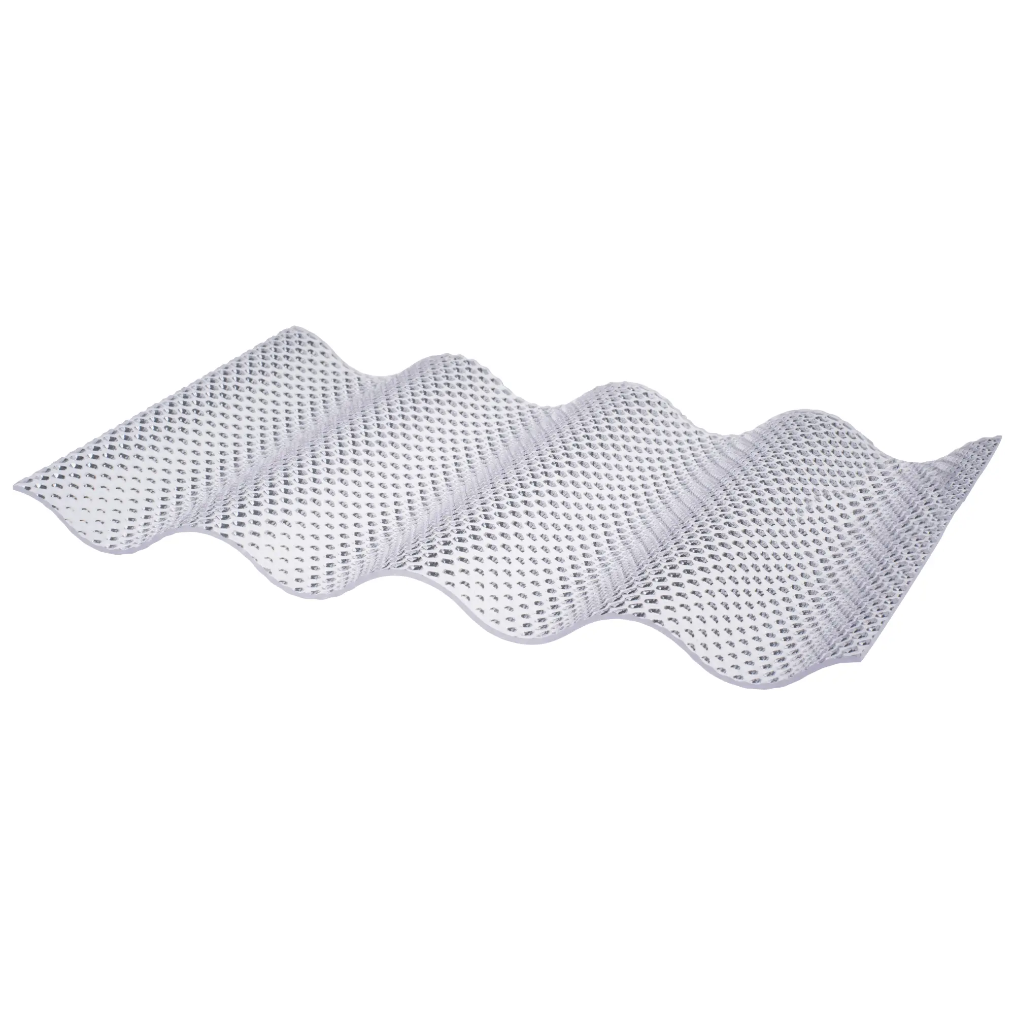 Deska polykarbonátová vlnitá TOPLIGHT W 76/18 macroprisma 2UV čirá 2,6×1 045×4 000 mm