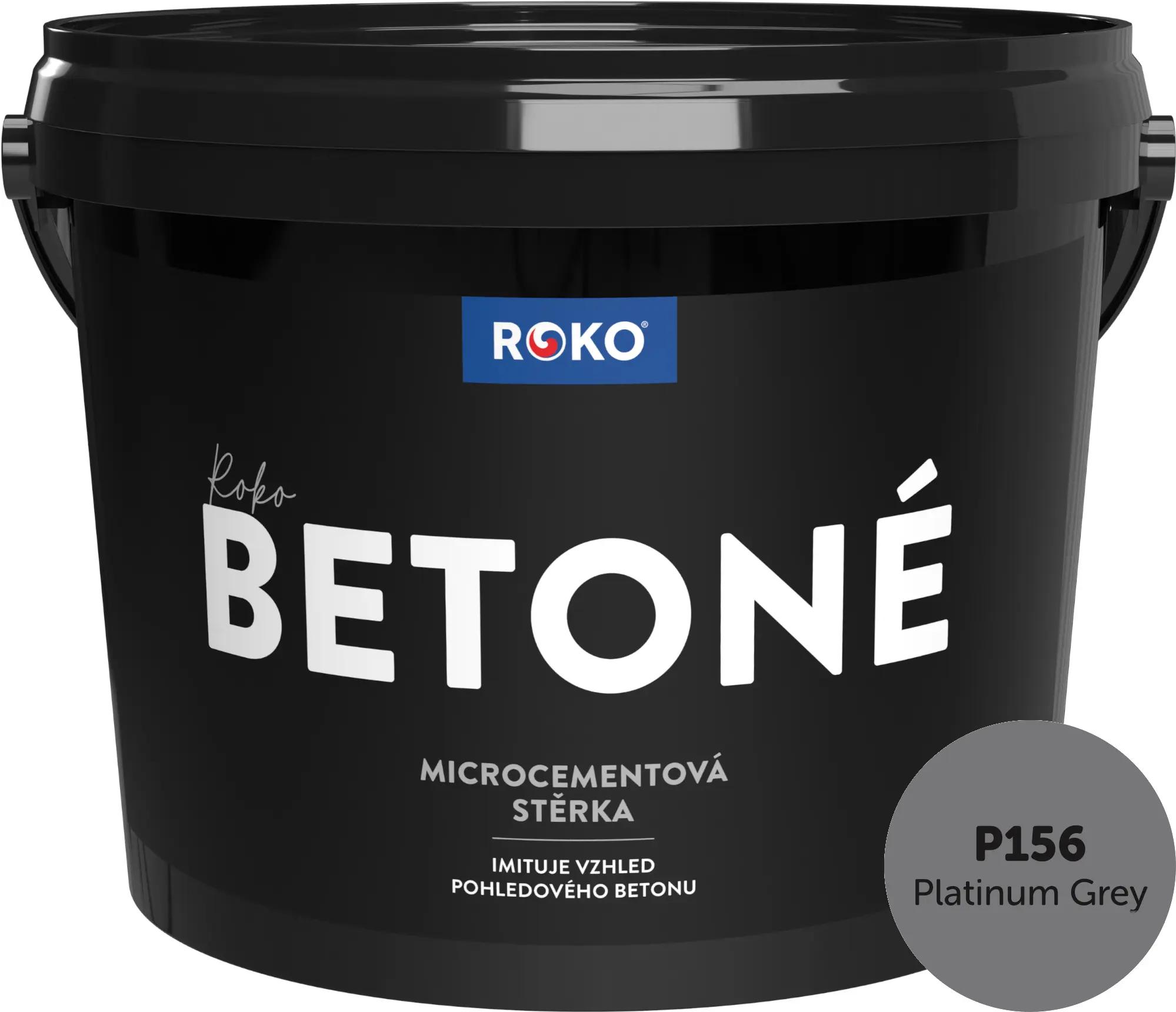 Stěrka dekorativní Roko Betoné P156 Platinum Grey 14 kg