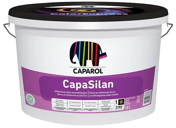 Malba silikonová Caparol CapaSilan 10 l bílá