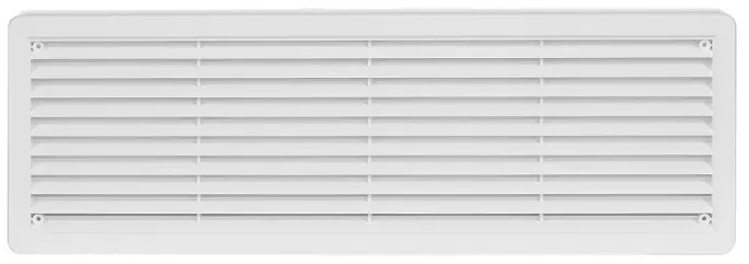 Mřížka větrací dveřní HACO VM D 400×130 mm bílá
