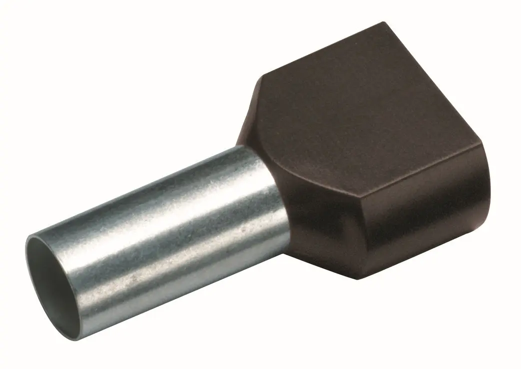 Dutinka lisovací izolovaná dvojitá Cimco 2× 6 mm2 14 mm 100 ks/bal.