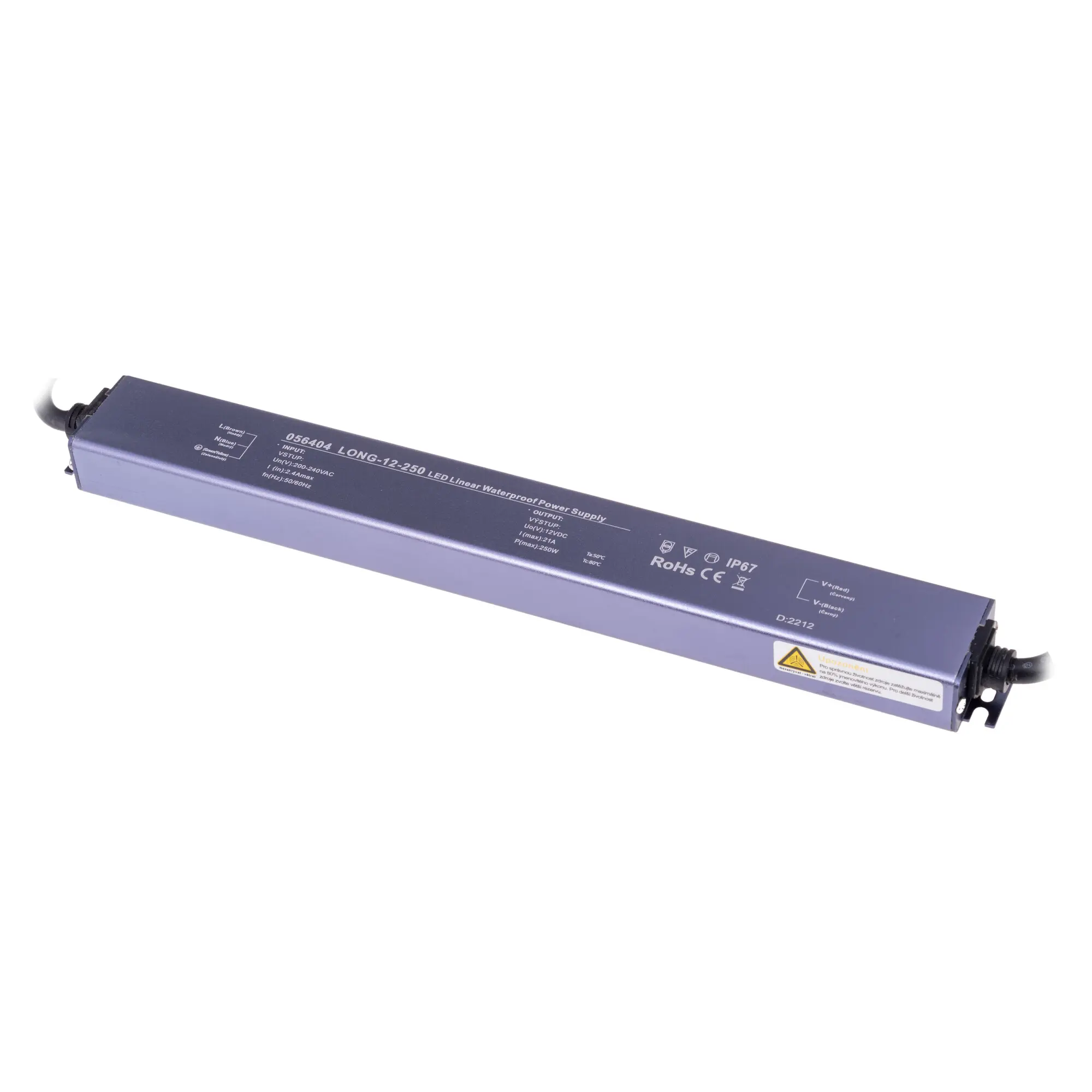 LED zdroj 12V 250W LONG-12-250