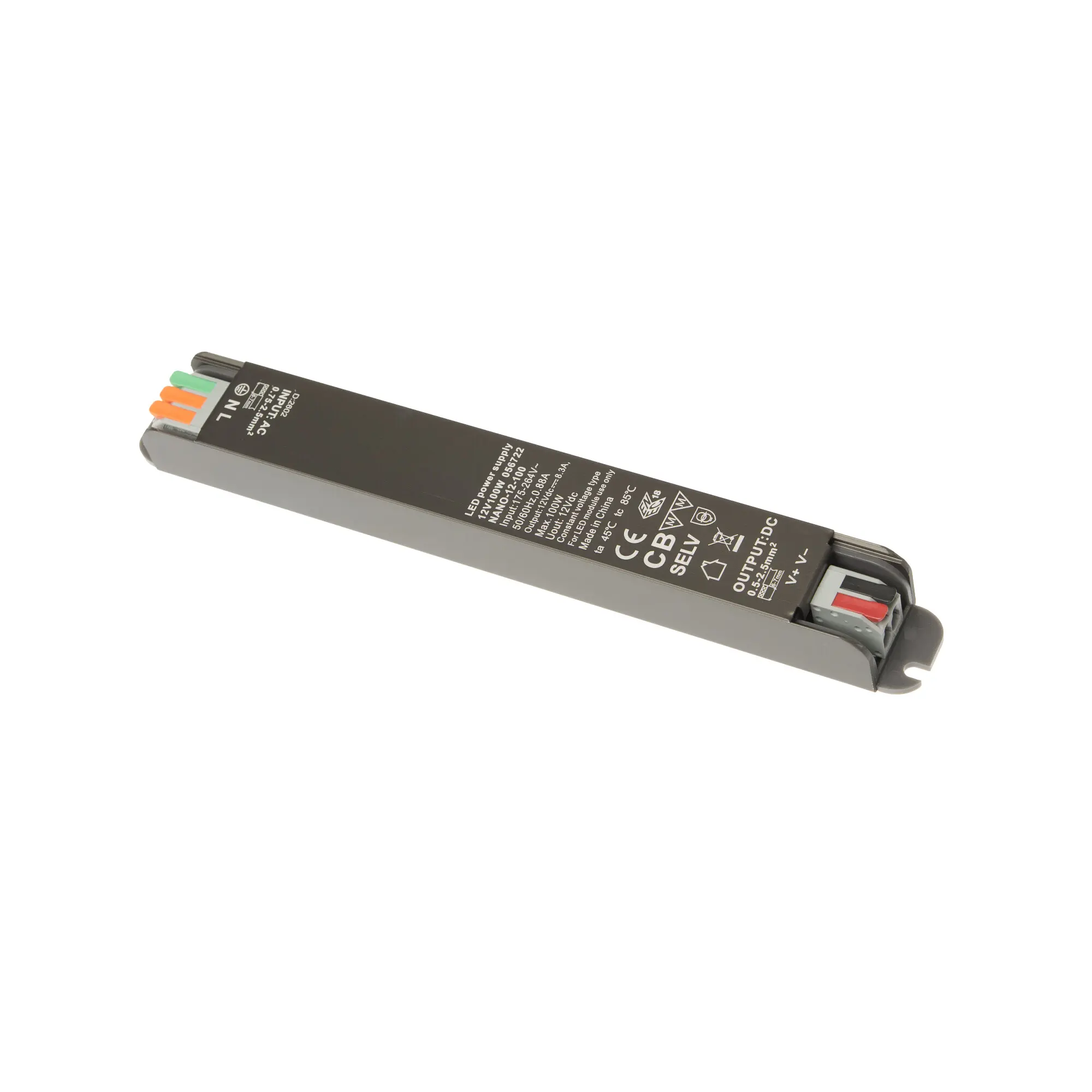 LED zdroj 12V 100W zdroj NANO-12-100