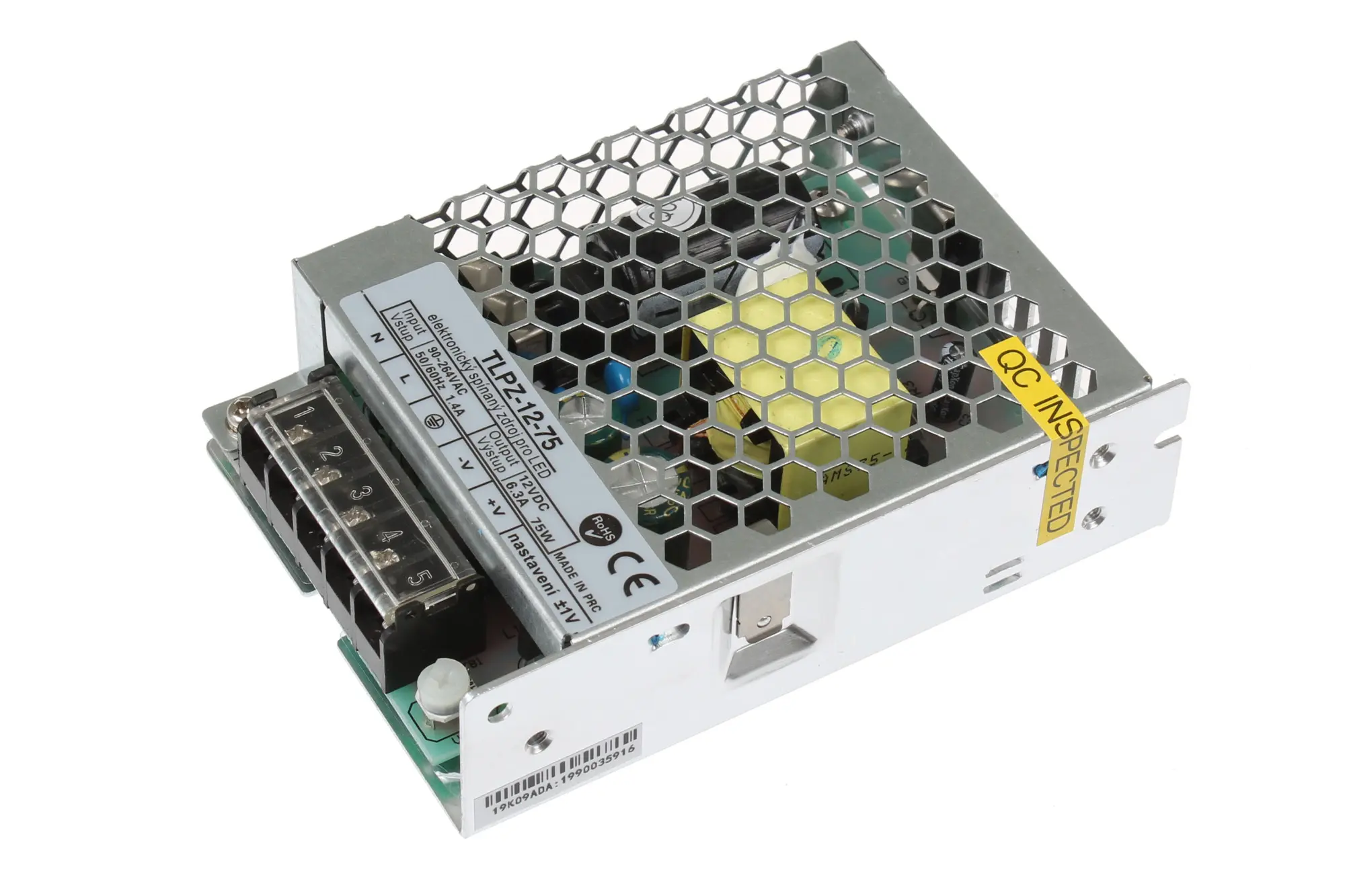 LED zdroj 12V 75W vnitřní TLPZ-12-75