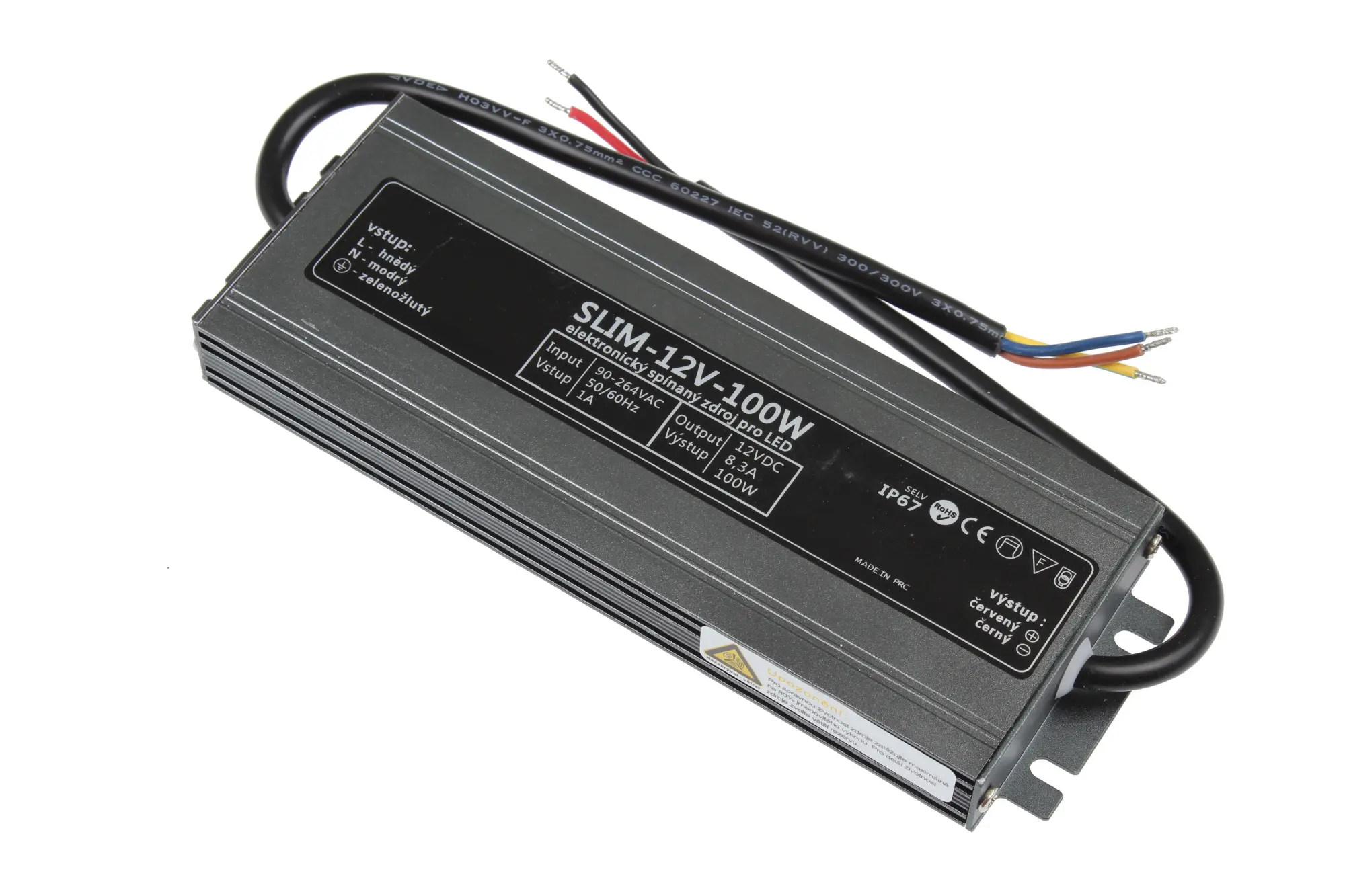 LED zdroj 12V 100W SLIM-12V-100W
