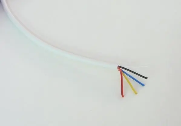 Kabel RGB kulatý 4x0,19