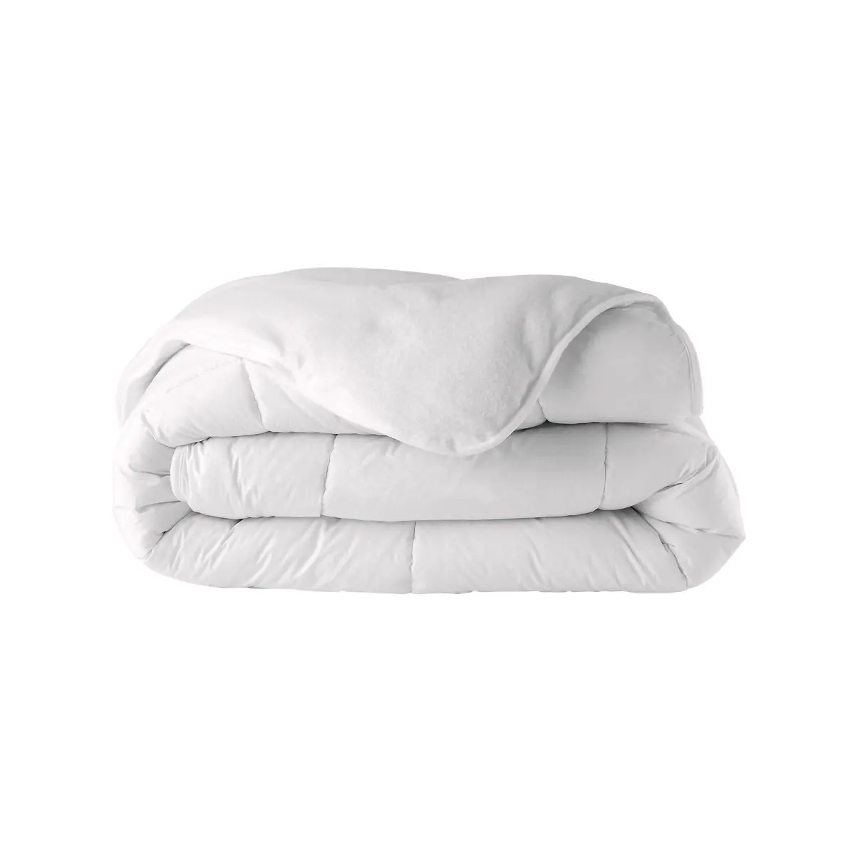 Přikrývka ze 2 materiálů Ourson 200g/m2, antiroztočová úprava Greenfirst bílá