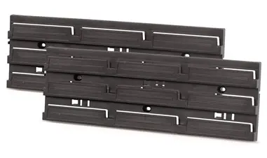 Prosperplast Sada montážních panelů 2 ks BENER 38,6 x 1,8 x 39 cm černá