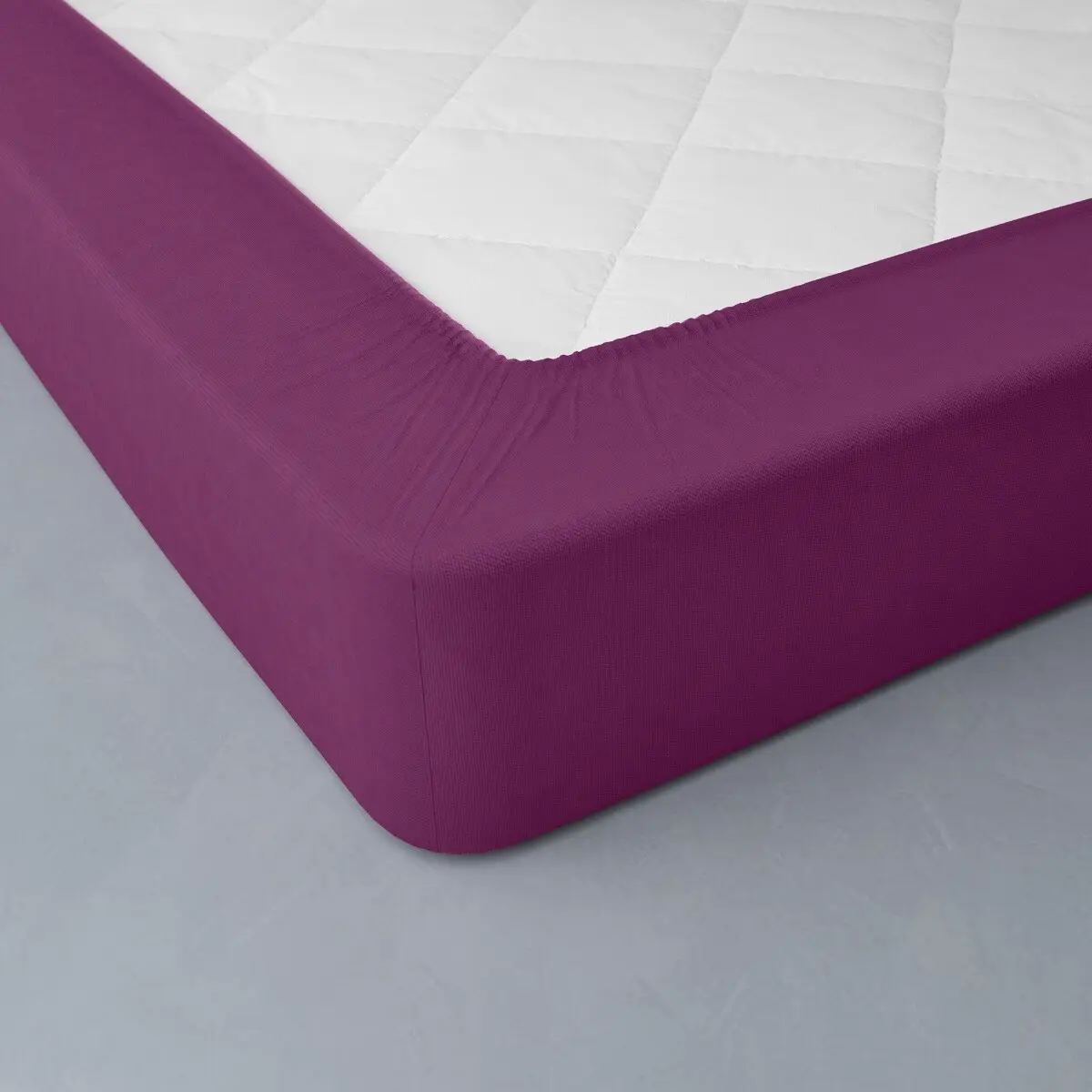 Jednobarevné napínací prostěradlo, flanel, hloubka rohů 32 cm