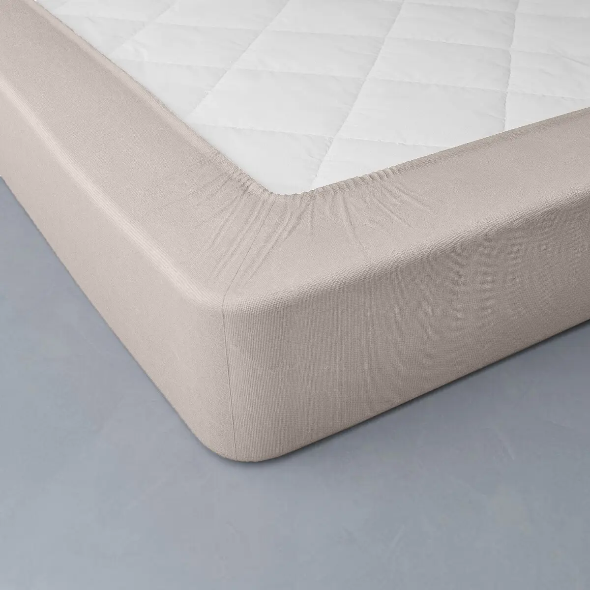 Jednobarevné napínací prostěradlo, flanel, hloubka rohů 32 cm