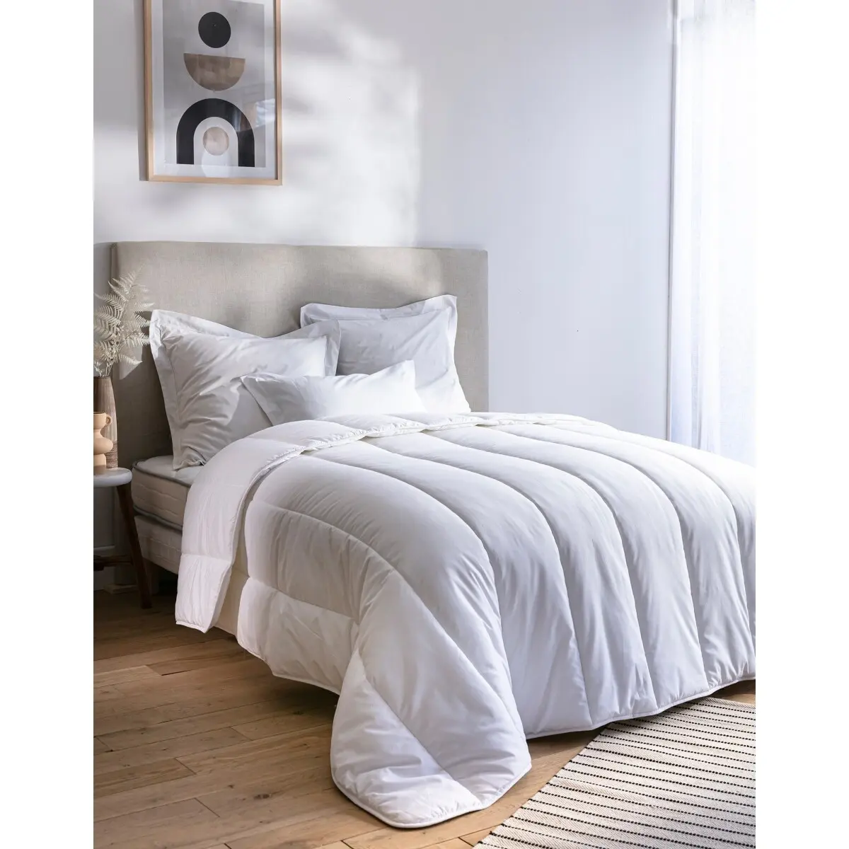 Hřejivá přikrývka Aerelle® s výplní z recyklovaných vláken 300g/m2 bílá 240x260 cm