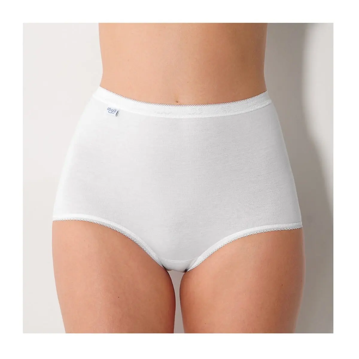 Maxi kalhotky Sloggi® Basic+, sada 3+1 zdarma bílá
