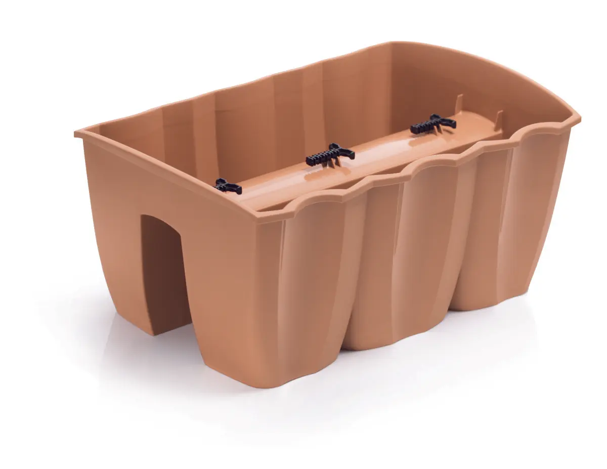 Prosperplast Truhlík balkonový CROWN 39 × 28 × 20 cm, 12 l, TE (R624) 344745
