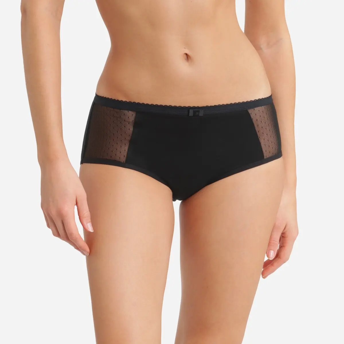 Menstruační kalhotky shorty z bio bavlny* Dim Protect, pro středně silnou menstruaci