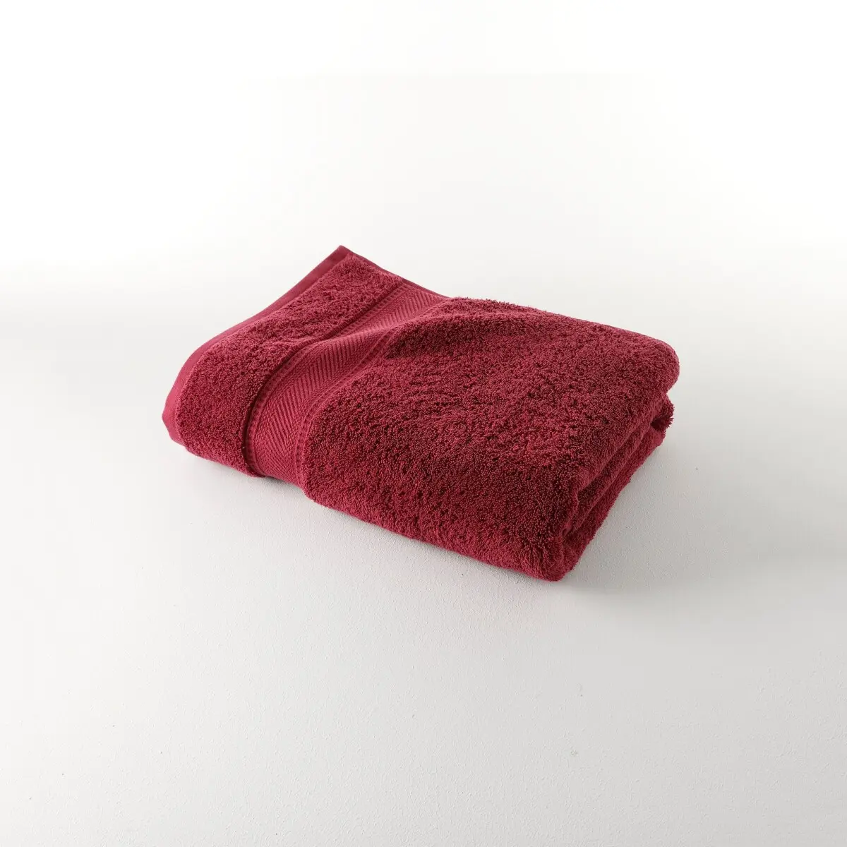 Jednobarevná froté sada koupelnového textilu zn. Colombine, luxusní kvalita 540 g/m2 vínová ručníky 2x40x40 cm