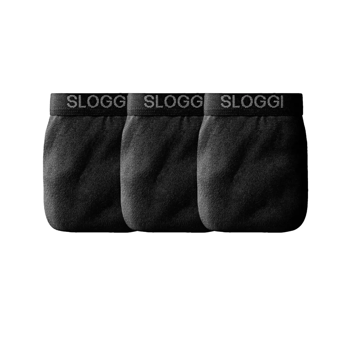 Sada 3 slipů midi Sloggi® Basic černá