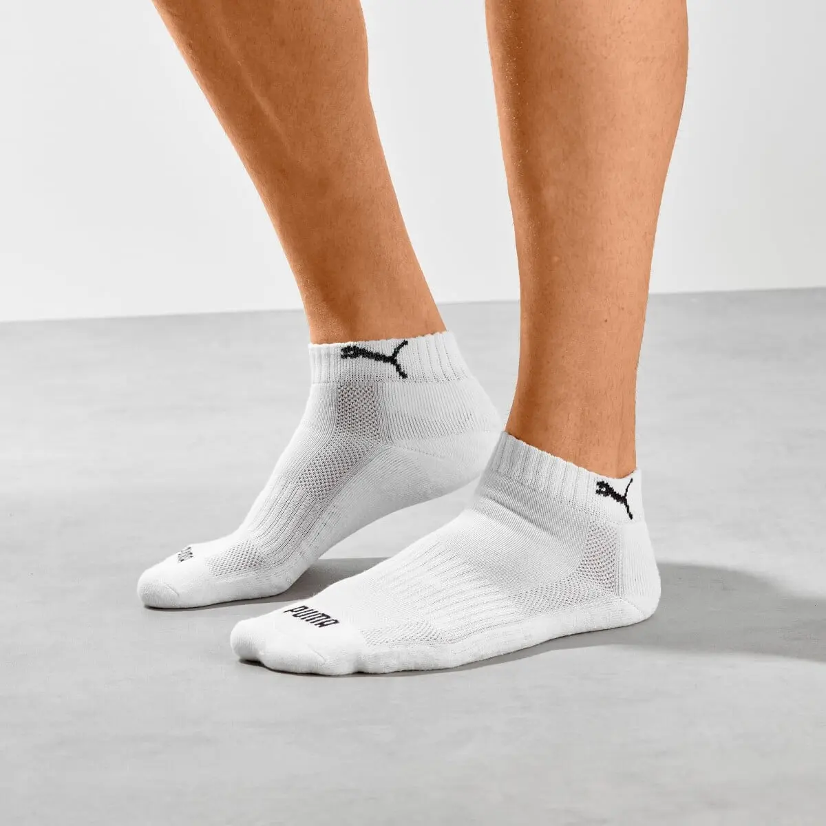 Sada 3 párů nízkých ponožek zn. Puma bílá