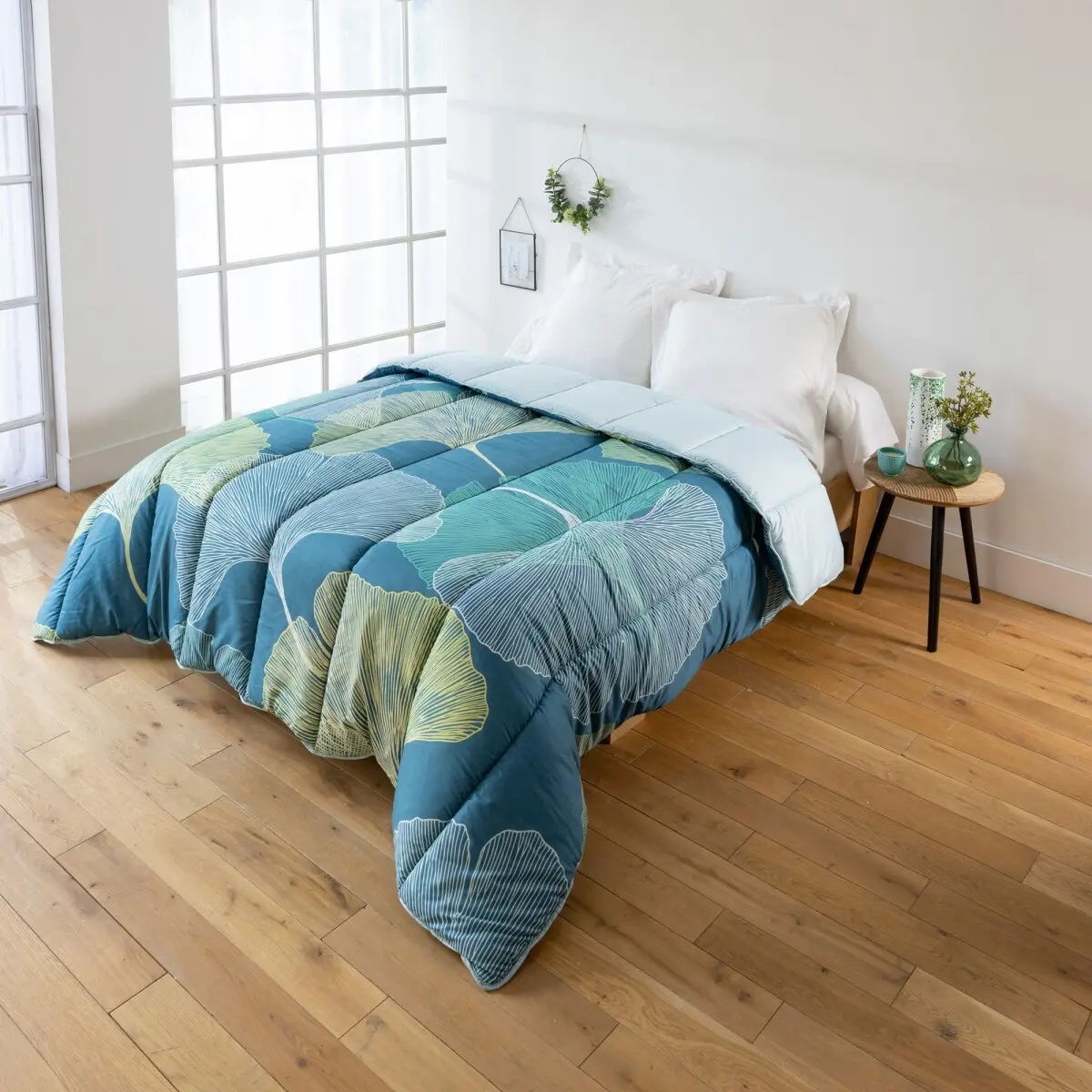 Přikrývka s potiskem Ginkgo, polyester, 200 g/m2