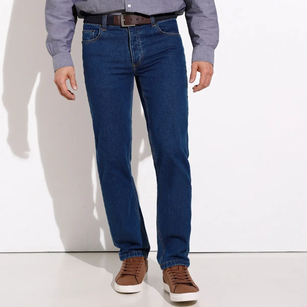 Rovné džíny Whak´s s 5 kapsami, pro vysokou postavu denim