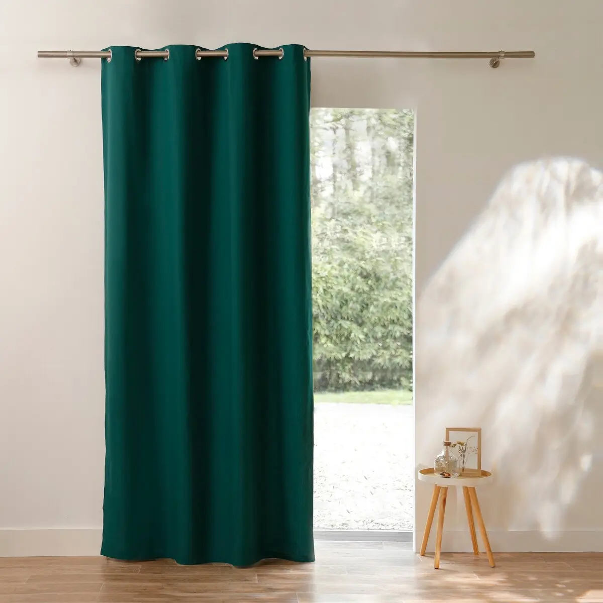 Zatemňovací závěs zn. Colombine®, jednobarevný zelená 135x260 cm