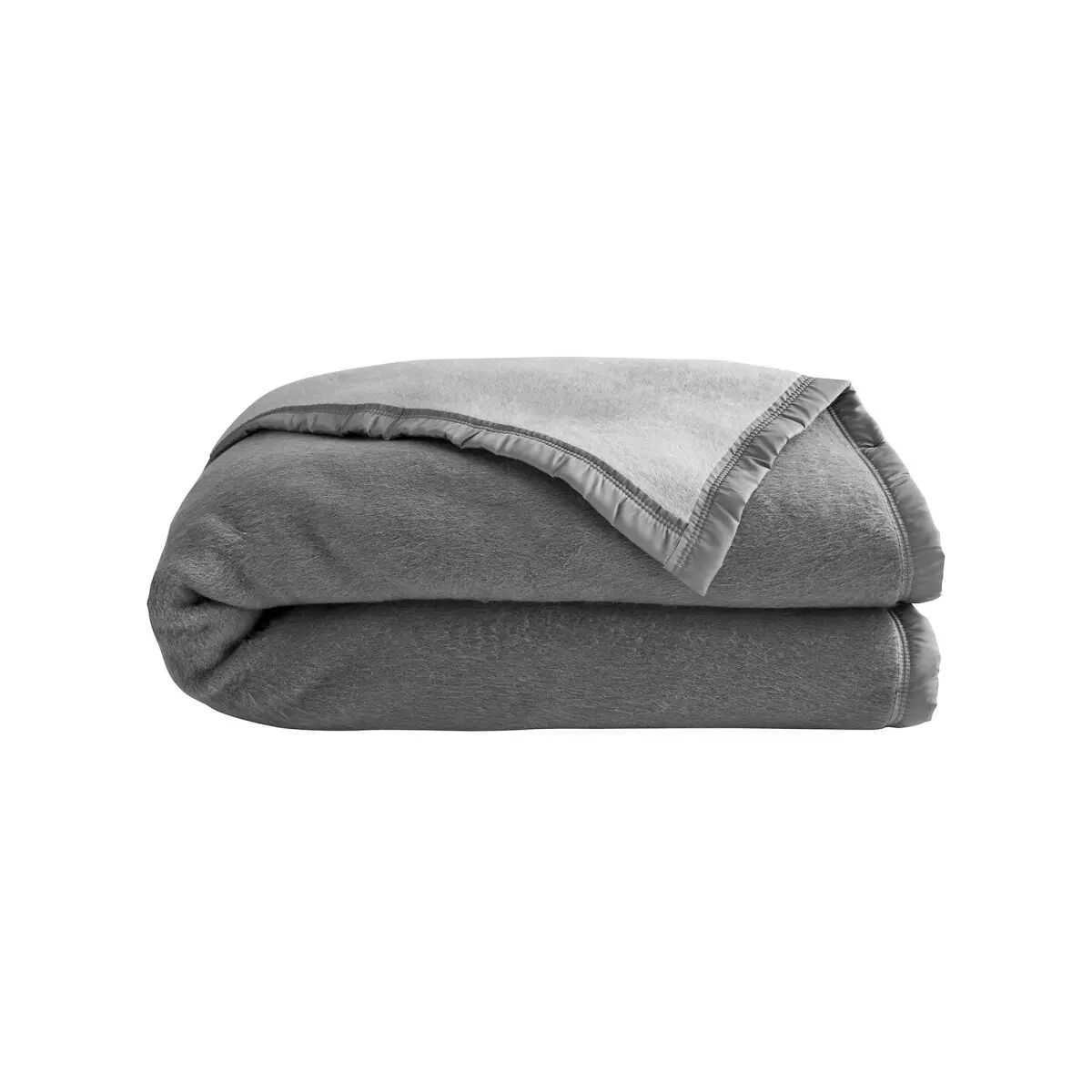 Dvoubarevná přikrývka Courtelle 420g/m2 šedá 180x220 cm