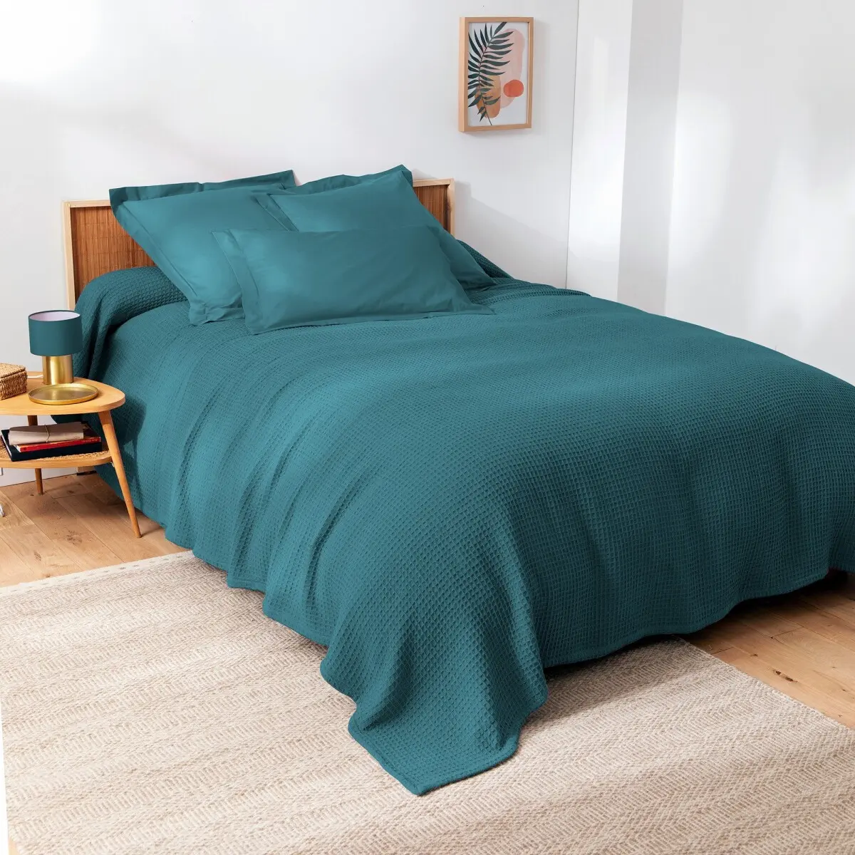 Termo přikrývka s plástovým vzorem 350g/m2 cedrová 150x200 cm