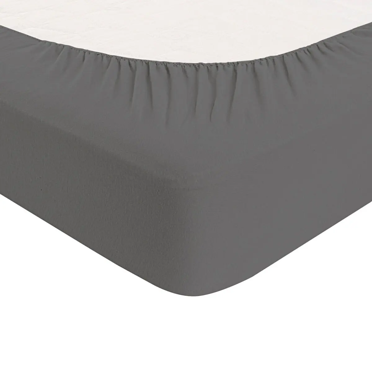 Nepropustná napínací ochrana matrace Tencel® šedá antracitová