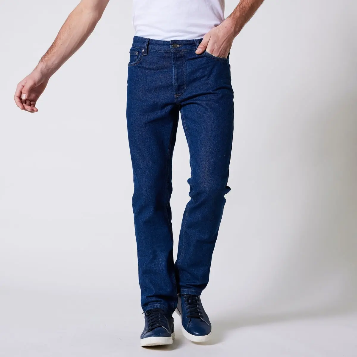 Rovné džíny Whak´s s 5 kapsami, pro nižší postavu denim