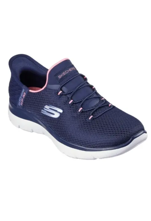 Skechers - Pružné tenisky s tkaničkami SUMMITS DIAM nám. modrá