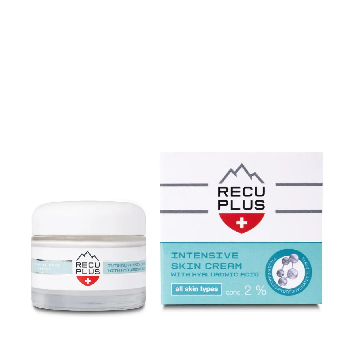 RECUPLUS Pleťový krém s kyselinou hyaluronovou, 50 ml