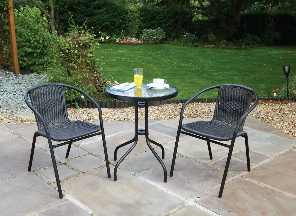 Zahradní balkónový bistro set NINA 3 dílný