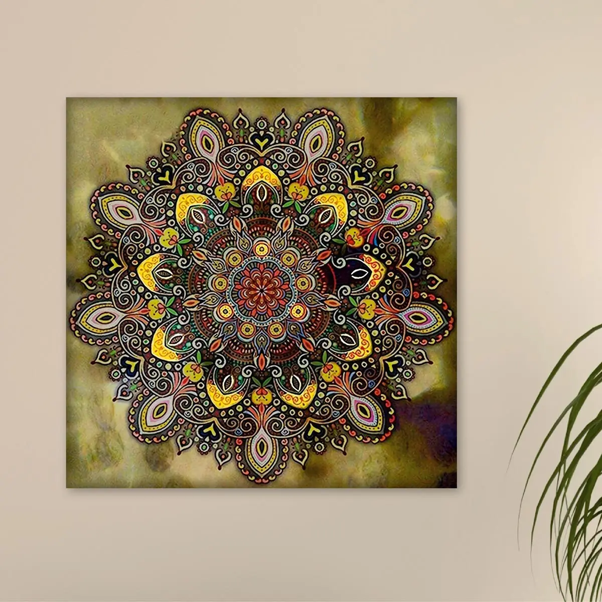 LED Diamantové malování Mandala