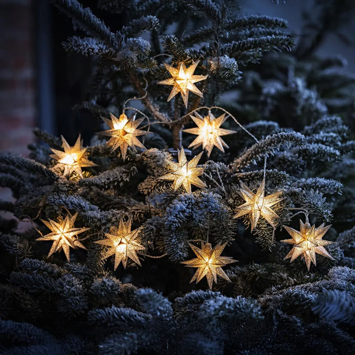 Weltbild LED Světelný řetěz Hvězdy, stříbrný