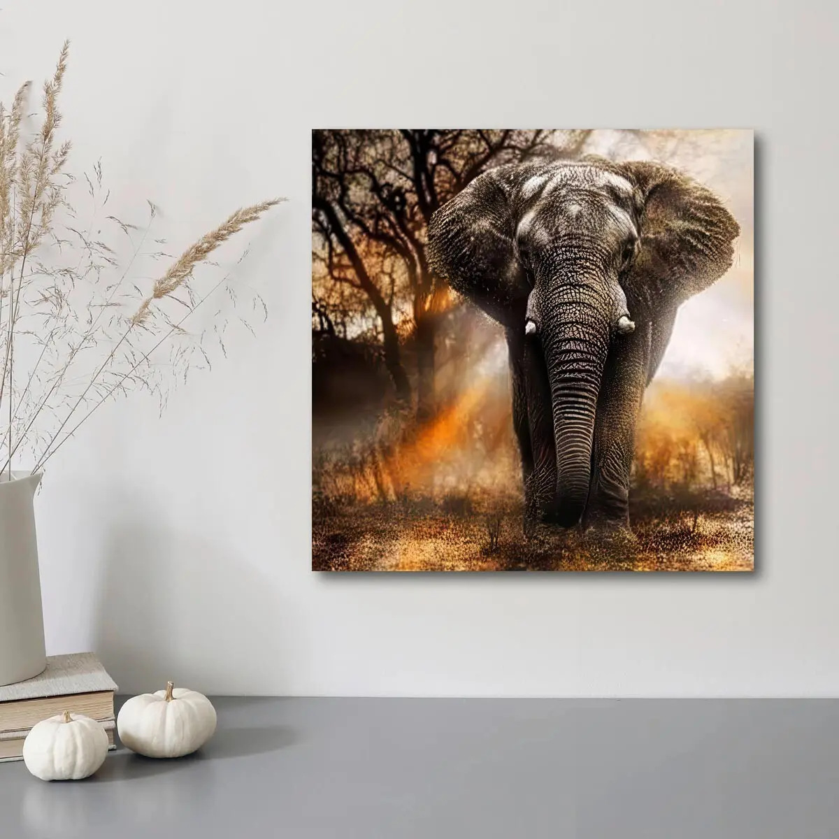 Diamantové malování Africký slon