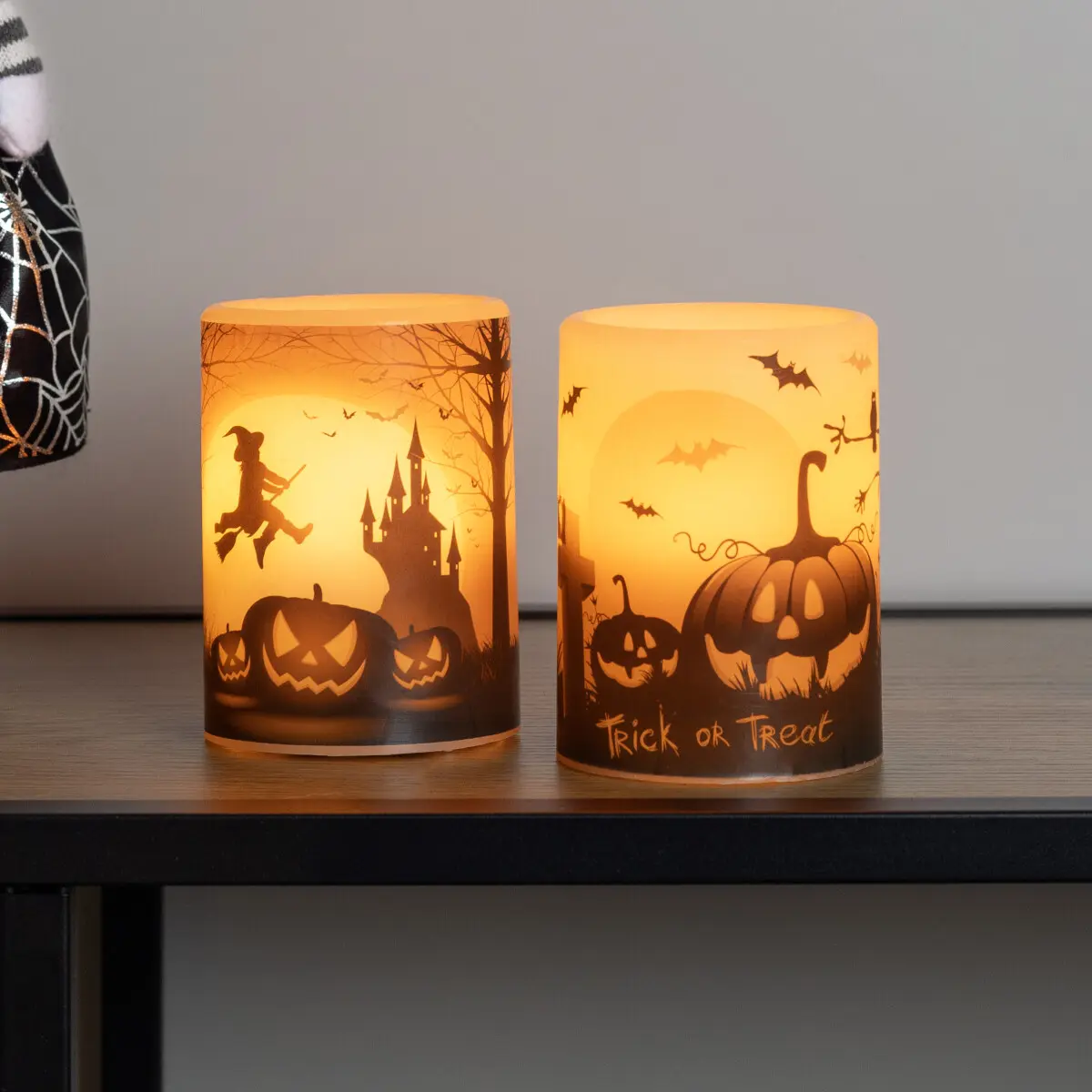 LED svíčka Halloween