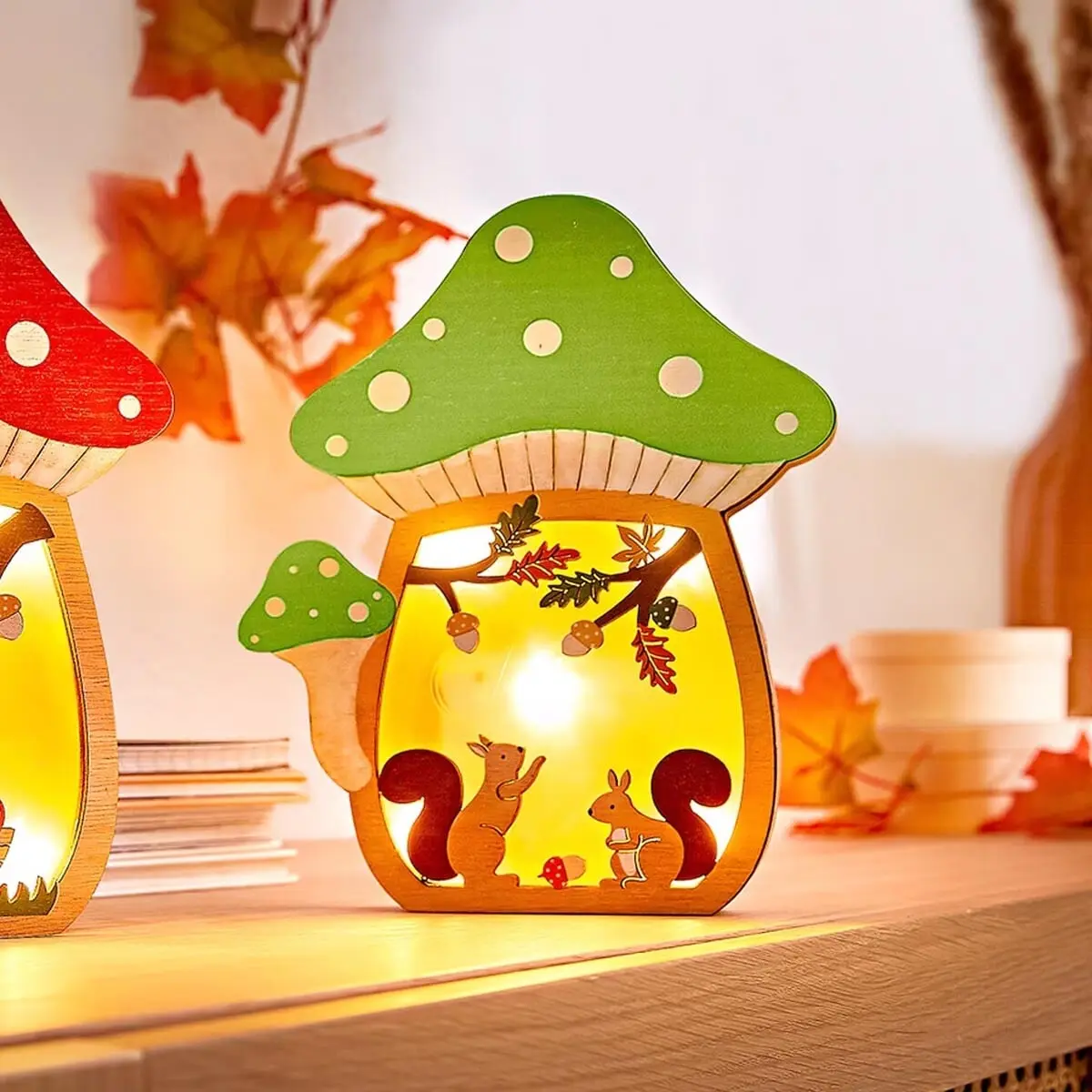 LED dekorace Houba