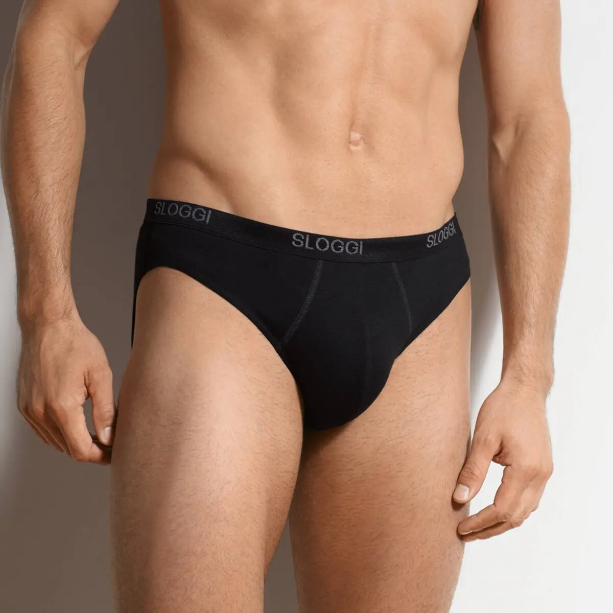 Sada 3 slipů mini Sloggi® Basic černá