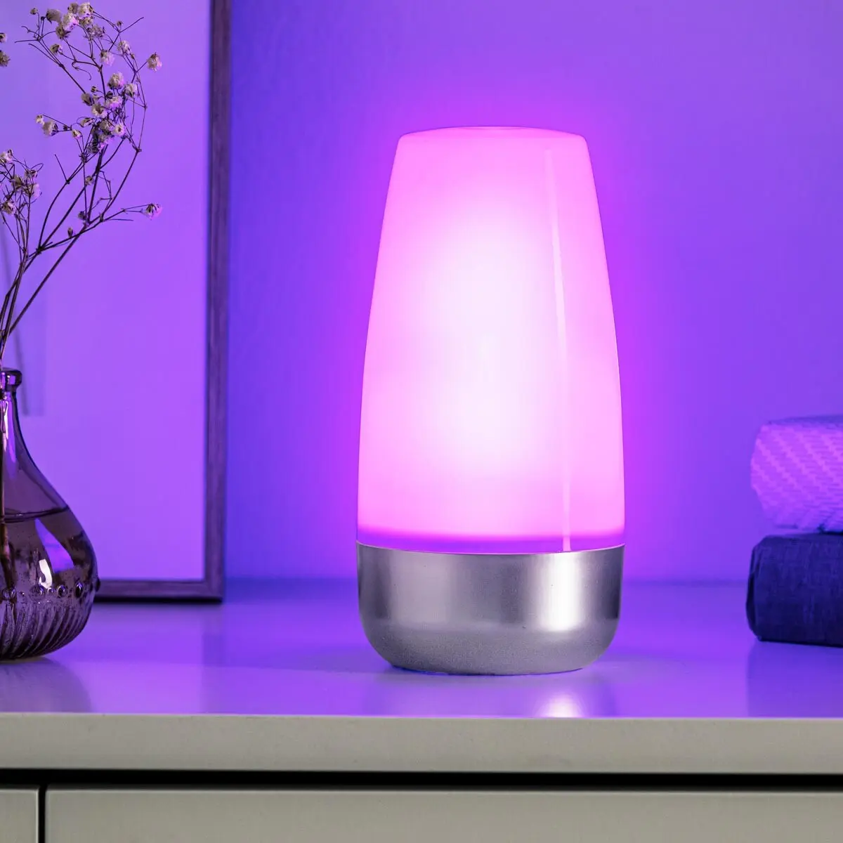 Relaxační lampa se změnou barev