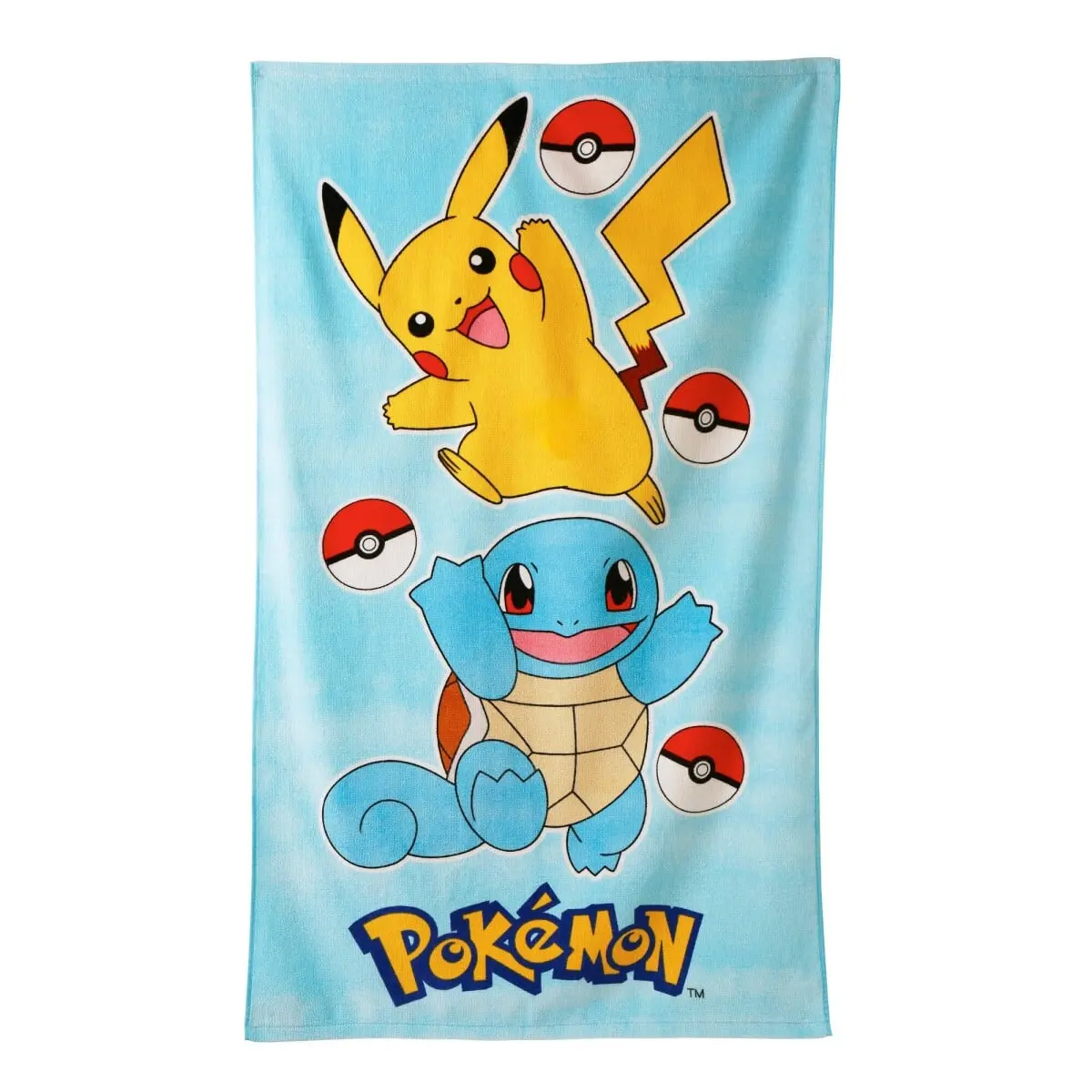 Dětská velurová osuška s potiskem Pokémon® modrá
