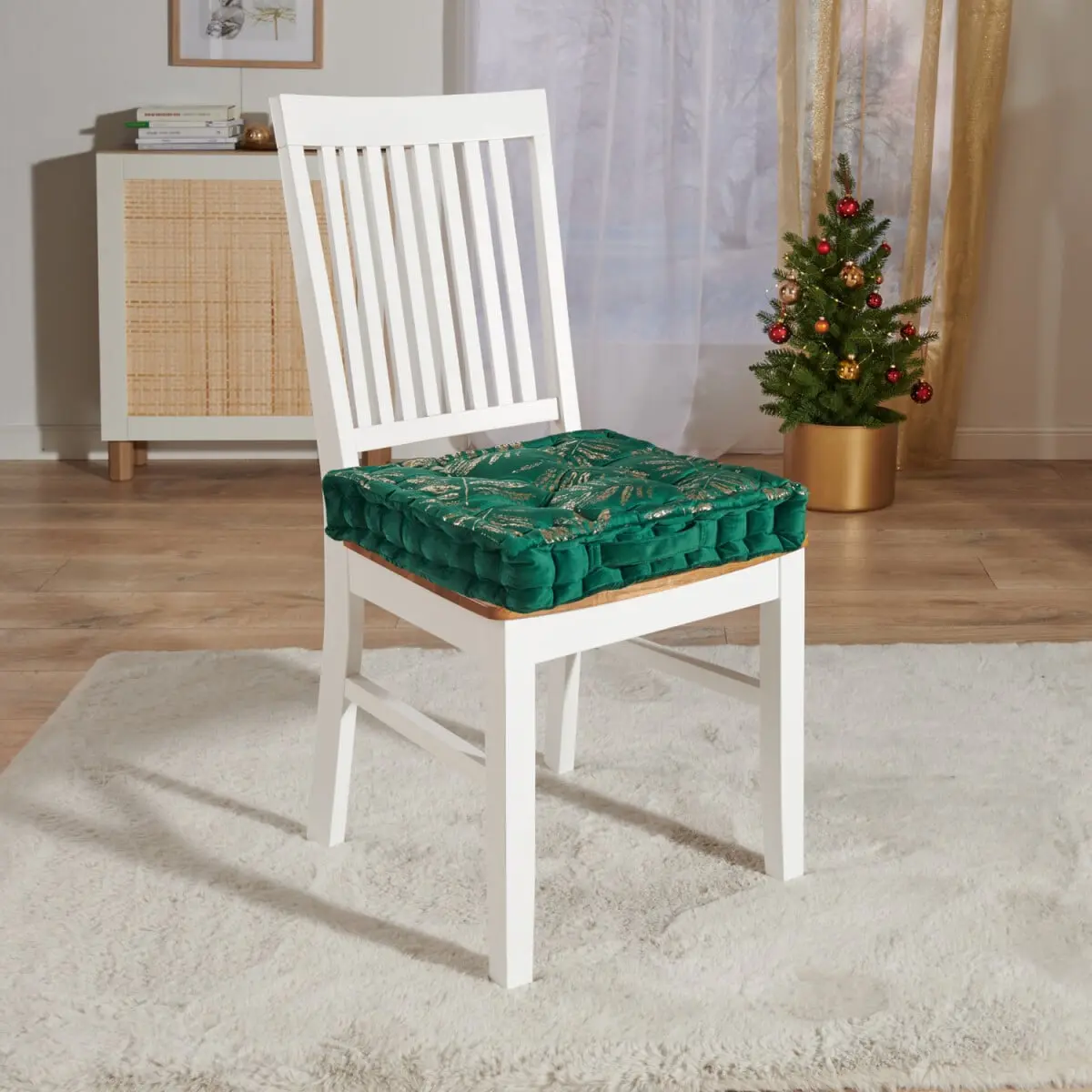 Velurový vysoký sedák