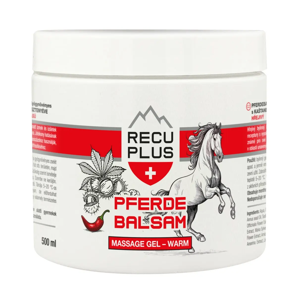 RECUPLUS Koňský balzám hřejivý