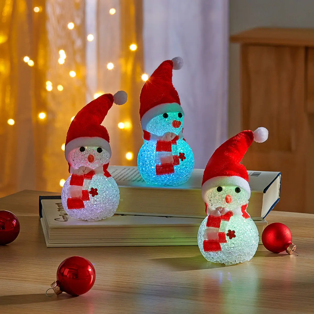 LED sněhulák