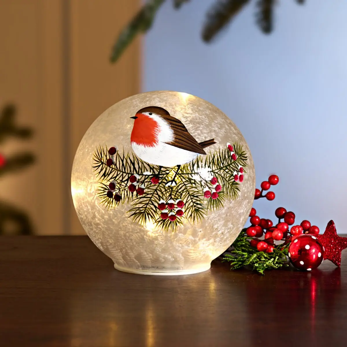 LED koule Ptáček