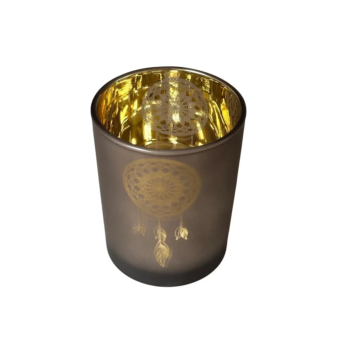 Skleněný svícen Lapač snů
