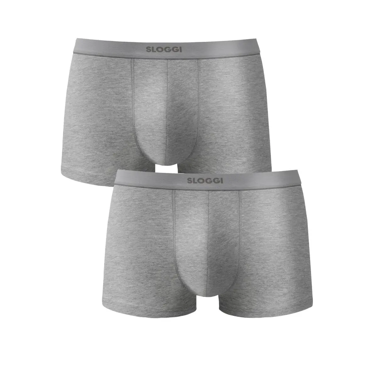 Sada 2 boxerek Ever Ease SLOGGI® šedý melír 109/116