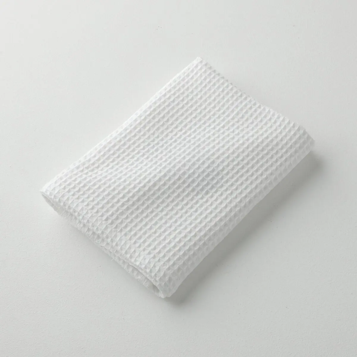 Koupelnový textil se vzorem včelích pláství 320g/m2 bílá ručník 50x100 cm