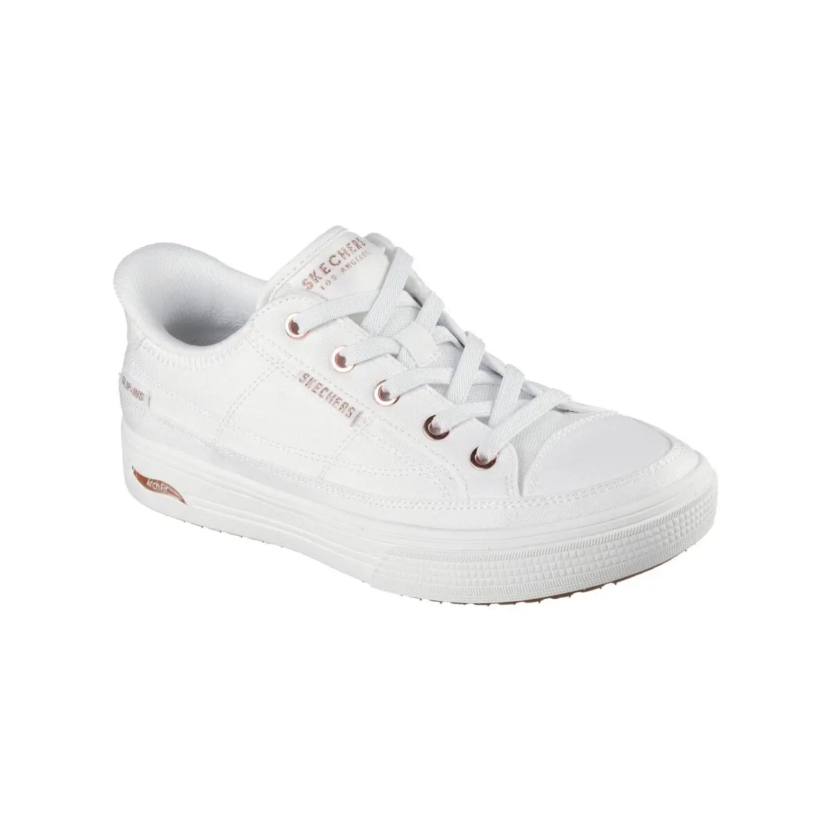 Plátěné tenisky Slip-In Arch Fit Arcade Skechers® bílá