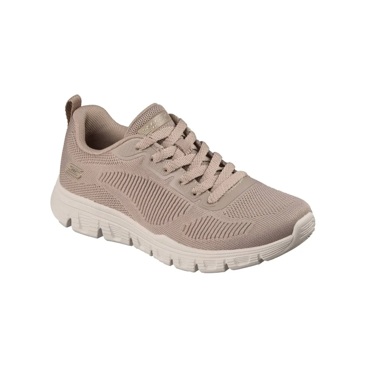 Pružné tenisky Bobs B Lite Skechers® hnědošedá